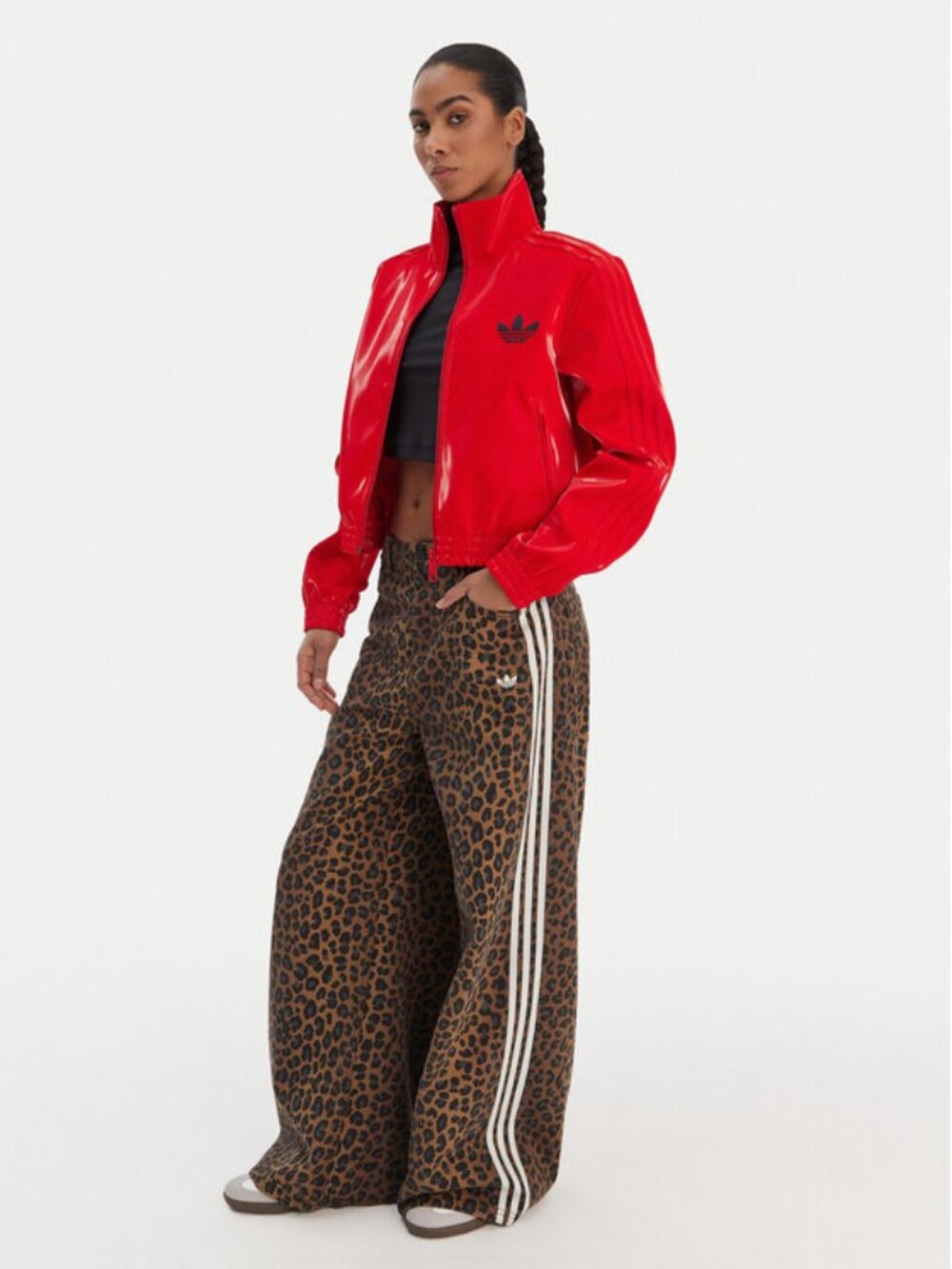 Adidas Originals Denim Loose Pants - Picture 4 of 4
